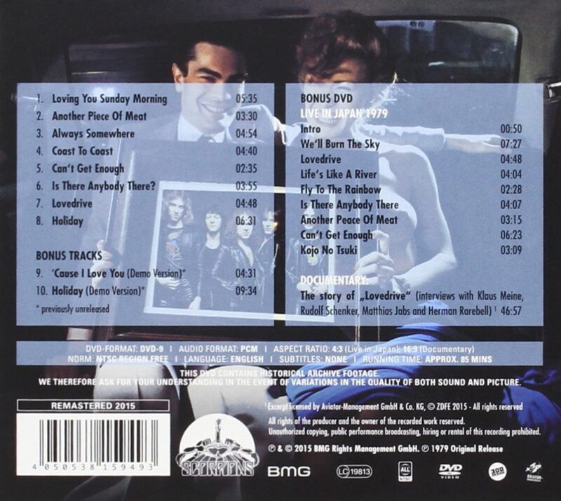 Scorpions - Lovedrive: 50th Band Anniversary (CD+DVD)