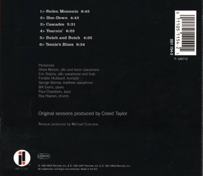 Nelson Oliver - Blues and the Abstract Truth     -    Vinilo Jazz