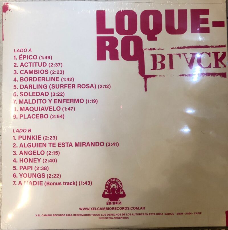 Loquero - Black     -    Vinilo