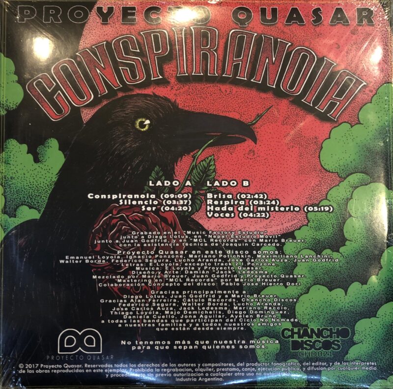Proyecto Quasar - Conspiranoia     -    Vinilo