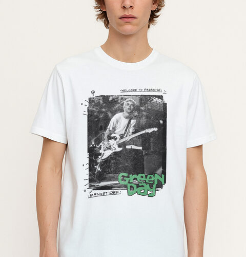 Green Day - Welcome To Paradise White