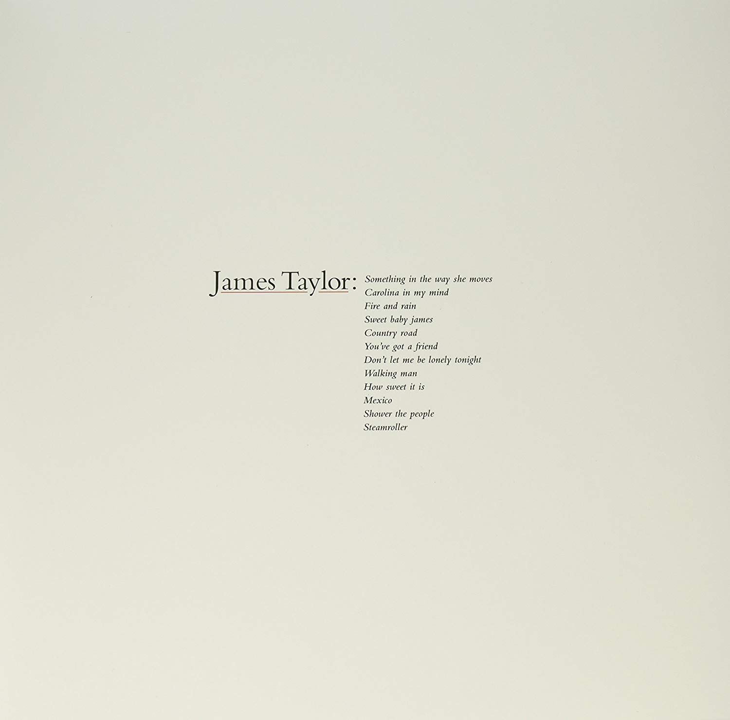 Taylor James - Greatest Hits