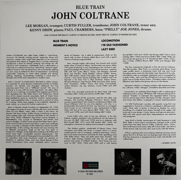 Coltrane John - Blue Train     -    Vinilo Jazz