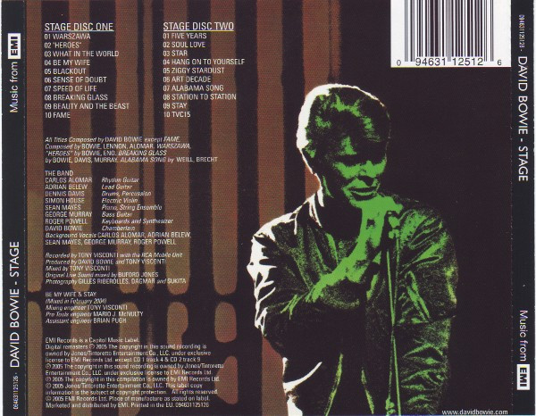 Bowie David – Stageb