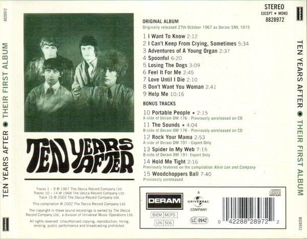 Ten Year s After – Ten Years After (Their First Album)b